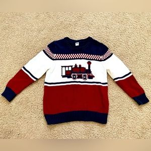 Janie and Jack Train Sweater